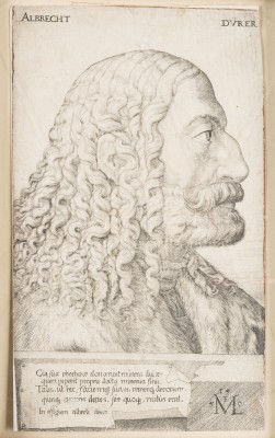 Bild 'BILDNIS ALBRECHT DÜRERS IM PROFIL NACH RECHTS' (1550)