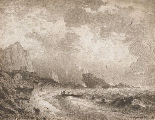 Picture 'KÜSTE VON CAPRI' (1855)