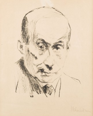 Picture 'SELBSTBILDNIS - SCHULTERSTÜCK VON VORN' (1924)
