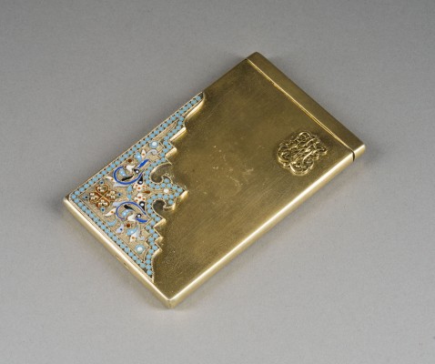 Auktion 147<br>CLOISONNÉ-EMAIL-VISITENKARTEN-ETUI MIT MONOGRAMM