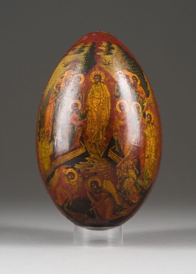 Auction 147<br>OSTEREI MIT AUFERSTEHUNG UND HÖLLENFAHRT CHRISTI SOWIE MOSKAUER STADTANSICHT