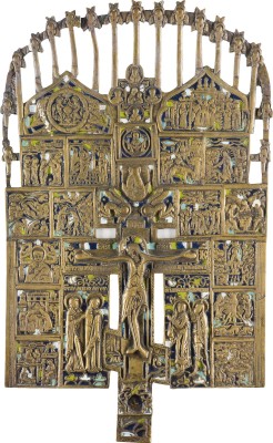 Picture GROSSES ERWEITERTES BRONZE-KRUZIFIX