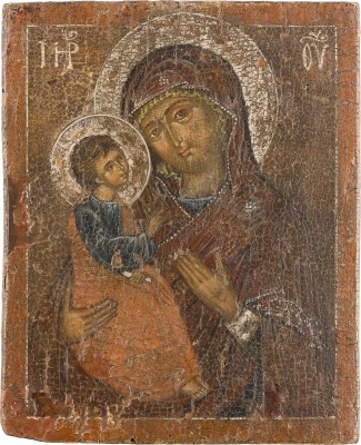 Bild KLEINE IKONE MIT DER GOTTESMUTTER 'JERUSALIMSKAJA'