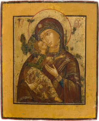 Bild IKONE MIT DER GOTTESMUTTER VON WLADIMIR (WLADIMIRSKAJA)