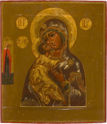 Bild IKONE MIT DER GOTTESMUTTER VON WLADIMIR (WLADIMIRSKAJA)