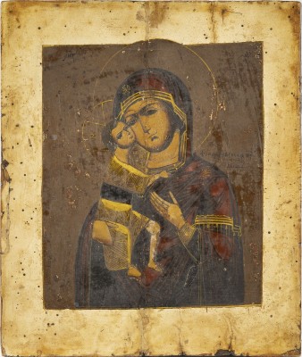 Auktion 147<br>IKONE MIT DER GOTTESMUTTER FEODOROWSKAJA