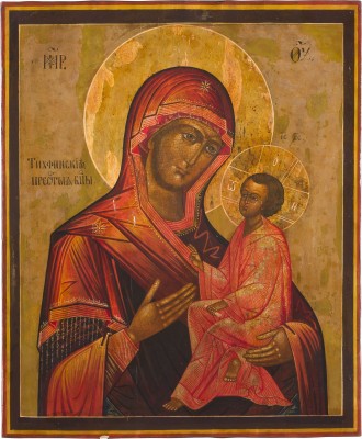 Bild IKONE MIT DER GOTTESMUTTER VON TICHWIN (TICHWINSKAJA)