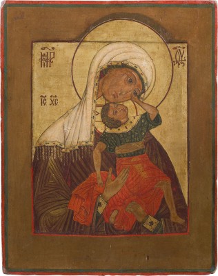 Picture IKONE MIT DER GOTTESMUTTER 'SPIEL DES KINDES'