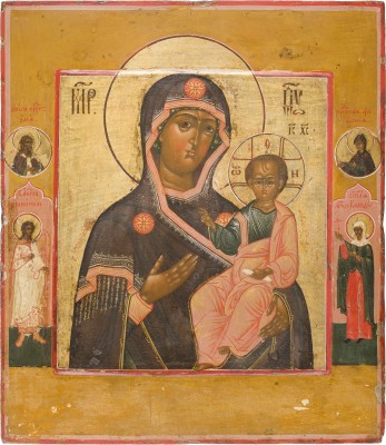 Bild IKONE MIT DER GOTTESMUTTER VON SMOLENSK (SMOLENSKAJA)