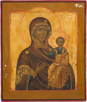 Bild IKONE MIT DER GOTTESMUTTER VON SMOLENSK (SMOLENSKAJA)