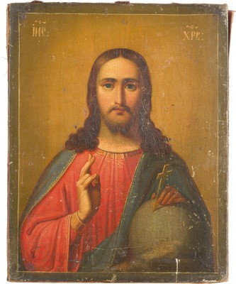 Bild KLEINE IKONE MIT CHRISTUS PANTOKRATOR
