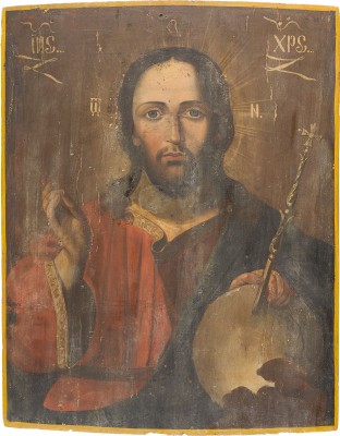 Bild GROSSE IKONE MIT CHRISTUS DEM WELTENHERRSCHER