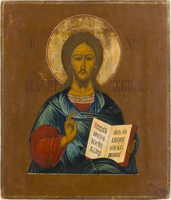 Auction 147<br>IKONE MIT CHRISTUS PANTOKRATOR