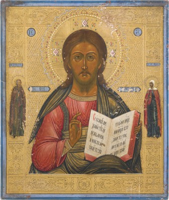 Auction 147<br>IKONE MIT CHRISTUS PANTOKRATOR