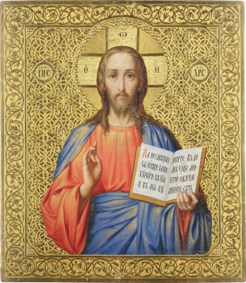 Picture GROSSE IKONE MIT CHRISTUS PANTOKRATOR