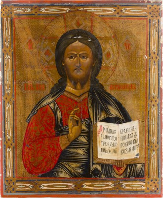 Picture GROSSFORMATIGE IKONE MIT CHRISTUS PANTOKRATOR