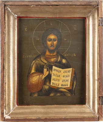 Picture IKONE MIT CHRISTUS PANTOKRATOR IM KIOT