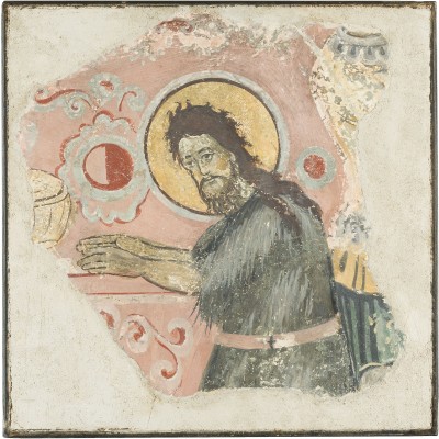 Picture FRAGMENT EINES FRESKOS MIT JOHANNES DEM VORLÄUFER AUS EINER DEESIS