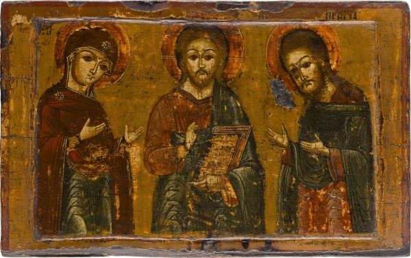 Picture GROSSFORMATIGE IKONE MIT DEESIS AUS EINER KIRCHEN-IKONOSTASE