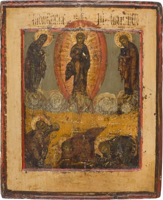 Bild FEINE IKONE MIT DER VERKLÄRUNG CHRISTI AUF DEM BERG TABOR