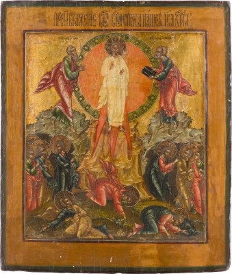 Bild IKONE MIT DER VERKLÄRUNG CHRISTI AUF DEM BERG TABOR