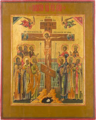 Picture GROSSE IKONE MIT DER KREUZIGUNG CHRISTI