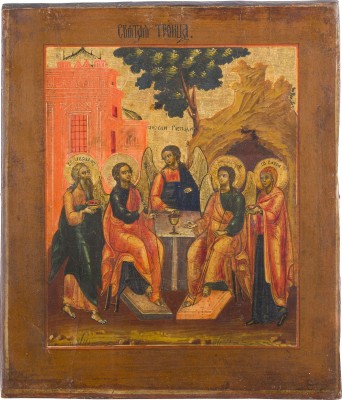 Picture IKONE MIT DER HEILIGEN DREIFALTIGKEIT (ALTTESTAMENTLICHER TYPUS)