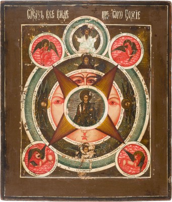 Bild IKONE MIT DEM 'ALLES SEHENDEN AUGE GOTTES'