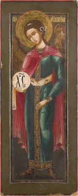 Picture MONUMENTALE IKONE MIT DEM ERZENGEL GABRIEL AUS EINER KIRCHEN-IKONOSTASE