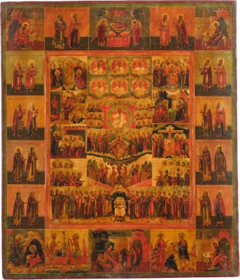 Auction 147<br>SEHR FEINE SIGNIERTE WOCHENIKONE (SEDMITZA)