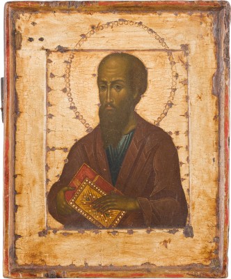 Auktion 147<br>FEINE IKONE MIT DEM APOSTEL PETRUS