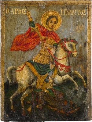 Picture IKONE MIT DEM HEILIGEN GEORG DEM DRACHENTÖTER