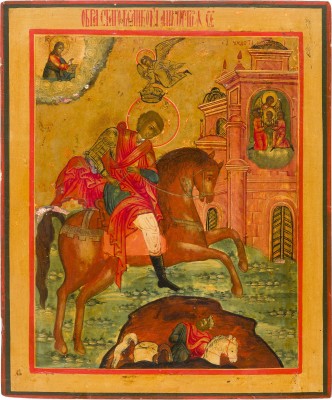 Picture FEINE IKONE MIT DEM HEILIGEN DEMETRIUS VON SALONIKI