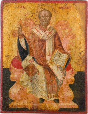Picture IKONE MIT DEM HEILIGEN NIKOLAUS VON MYRA