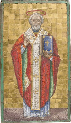 Picture MOSAIK MIT DEM HEILIGEN NIKOLAUS VON MYRA