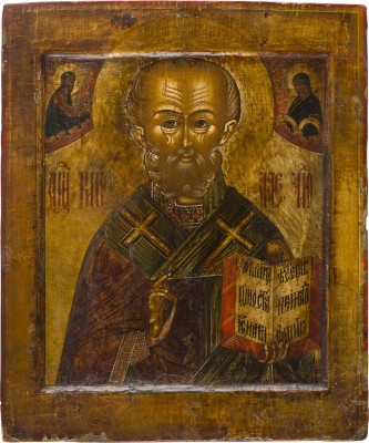 Bild FEINE IKONE MIT DEM HEILIGEN NIKOLAUS VON MYRA