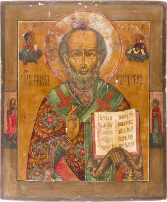Picture GROSSFORMATIGE IKONE MIT DEM HEILIGEN NIKOLAUS VON MYRA