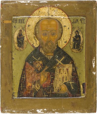 Picture FEINE IKONE MIT DEM HEILIGEN NIKOLAUS VON MYRA