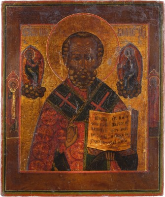 Picture IKONE MIT DEM HEILIGEN NIKOLAUS VON MYRA