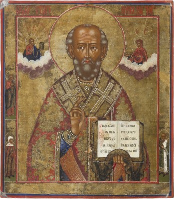 Picture IKONE MIT DEM HEILIGEN NIKOLAUS VON MYRA