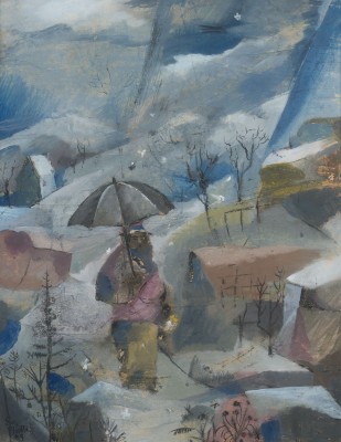 Bild WINTERLICHER SPAZIERGANG (1923)