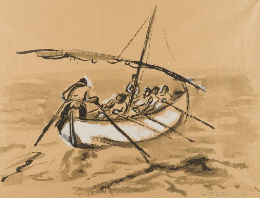 Bild FISCHERBOOT IN MONTEROSSO (1924)