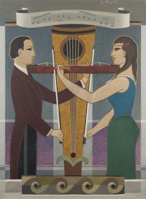 Bild VIOLINENDUETT