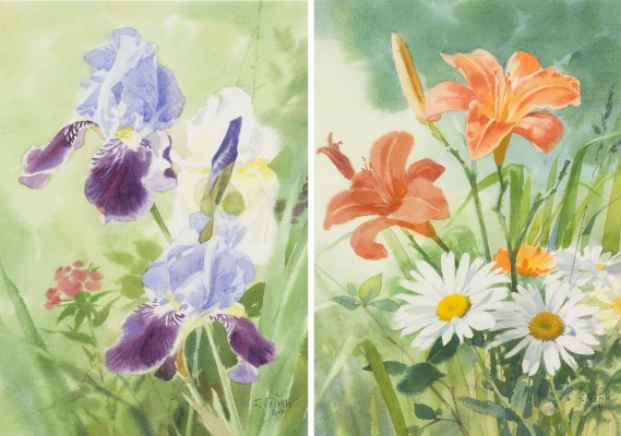 Auktion 149<br>ZWEI AQUARELLE (1964)