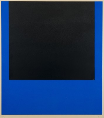 Bild 'SCHWARZ AUF BLAU' (1968)