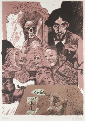Bild 'JAMES ENSOR GEWIDMET' (1996)