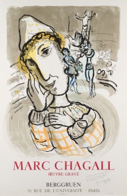 Picture AUSSTELLUNGSPLAKAT 'MARC CHAGALL OEUVRE GRAVÉ' (1967)