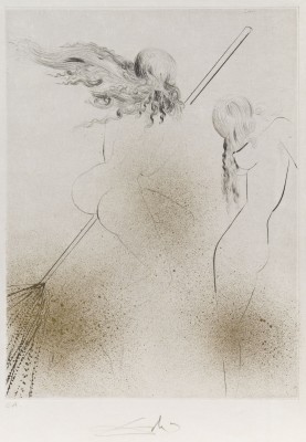 Bild 'SORCIERE AU BALAI (HEXE MIT BESEN' (1968/69)