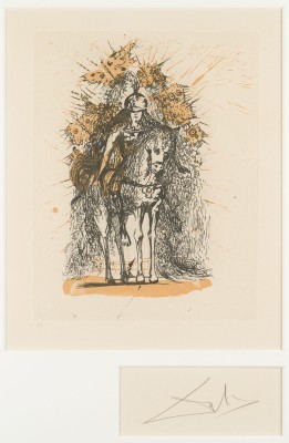 Bild 'CAVALIER CASQUE AUX PAPILLONS' (1971)