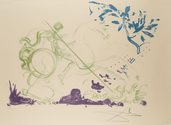 Bild 'DER HEILIGE GEORG MIT DEM DRACHEN' (1973)